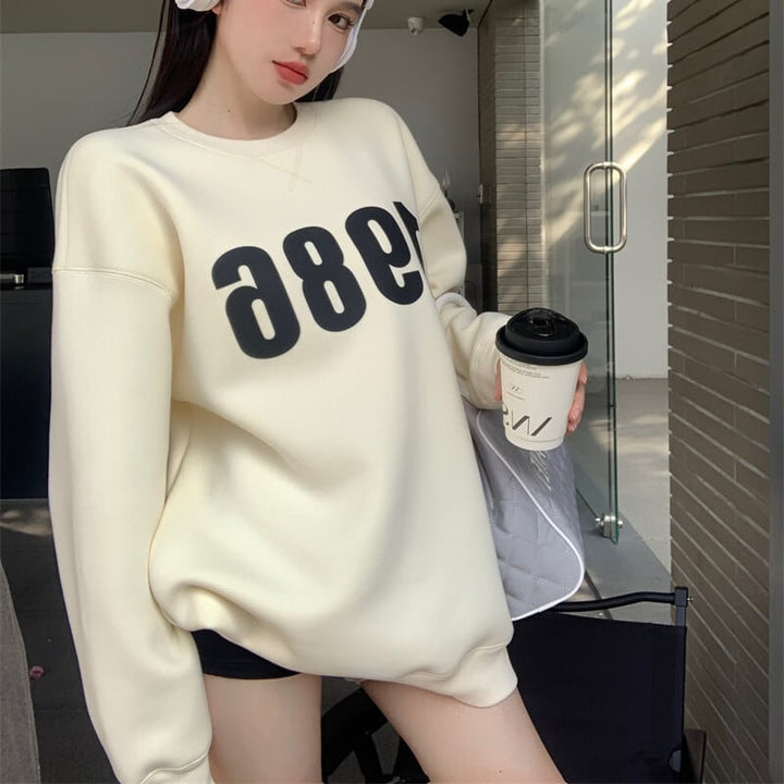 【tops】裹起毛プルオーバー　M26672