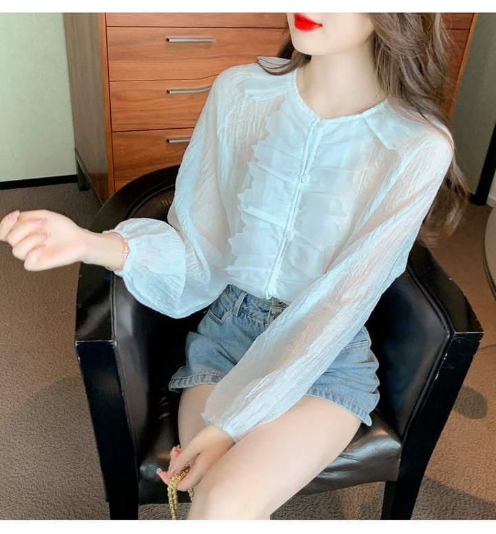 【tops】人気アイテム ! エレガントシャツトップスオシャレ　M17249