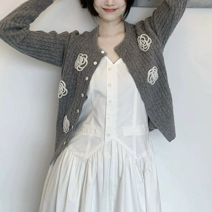 【outer】ニットカーデ　M28860