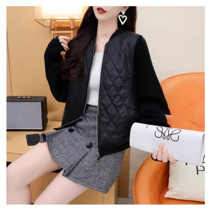 【outer】切り替えニットカーデ　M27024