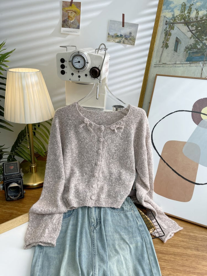 【outer】ニットカーデ　M25537