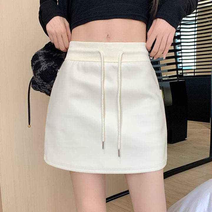 【bottoms】レザースカート　M18087