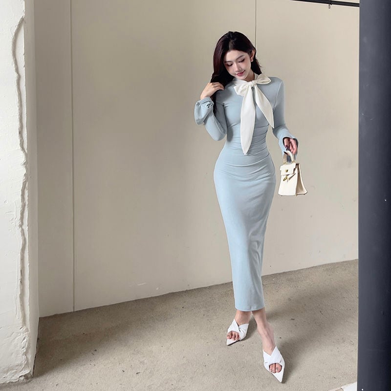 【dress】リボン付きワンピース　M26624