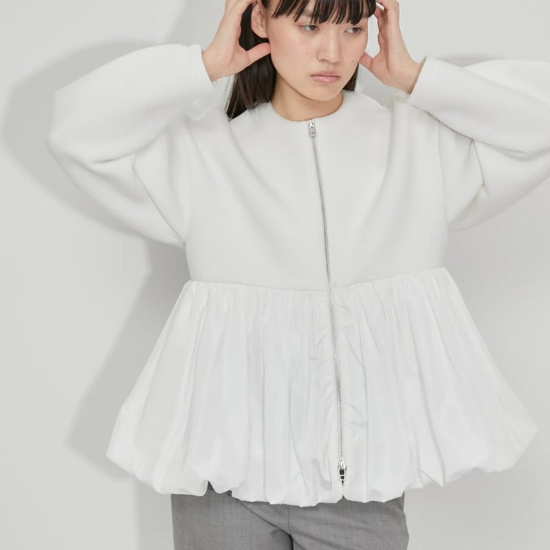 【outer】ファスナーフリルアウター 　M26488