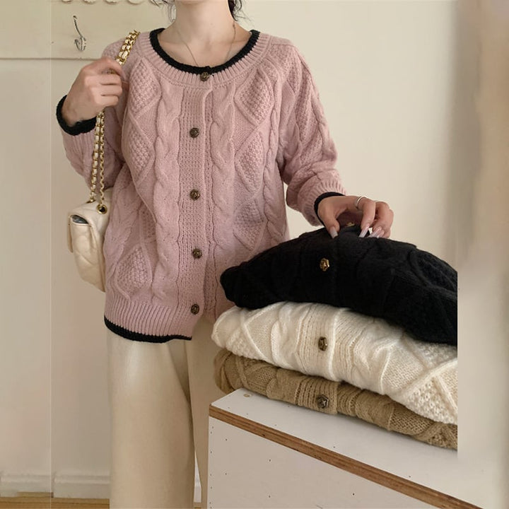 【outer】ニットカーデ　M26189