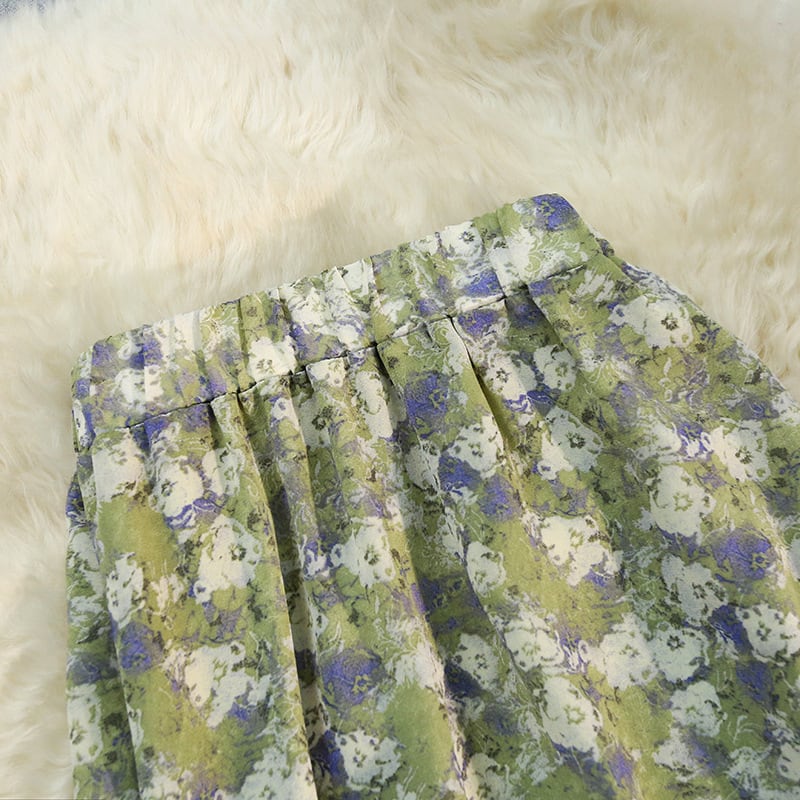 【bottoms】プリントスカート　M23940