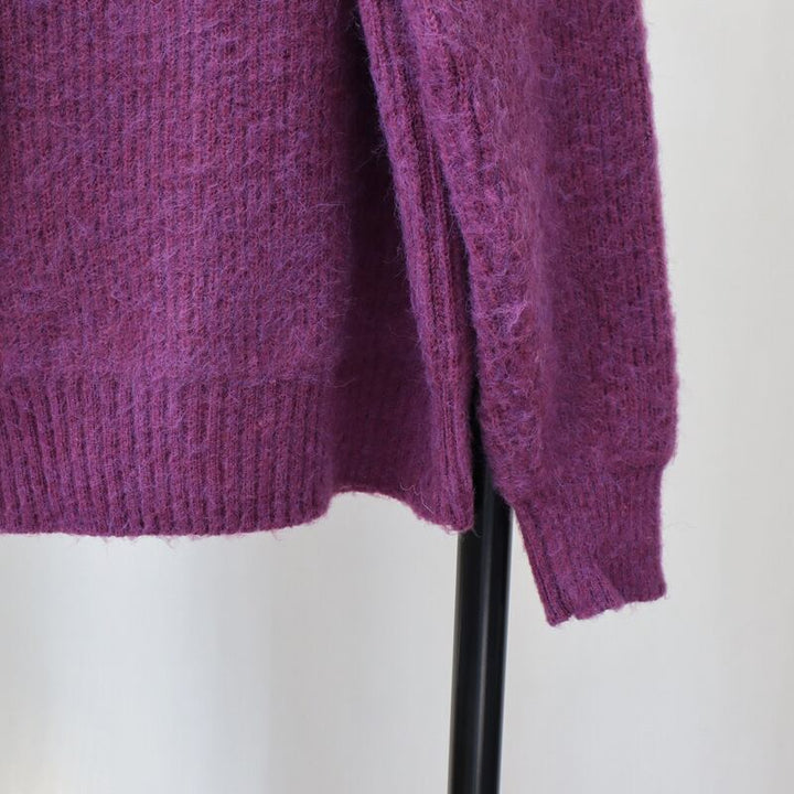【outer】ボタンデザインニットカーデ　M28537