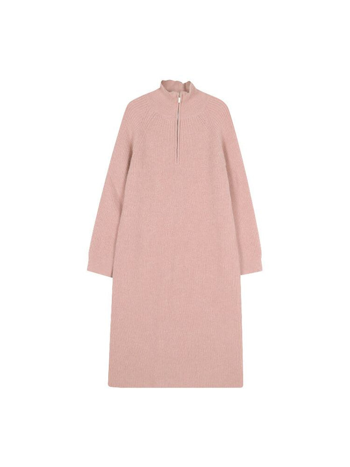【dress】ファスナーニットワンピース　M27224