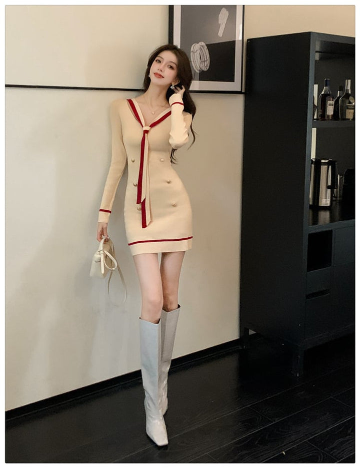 【dress】ニットワンピース　M26556