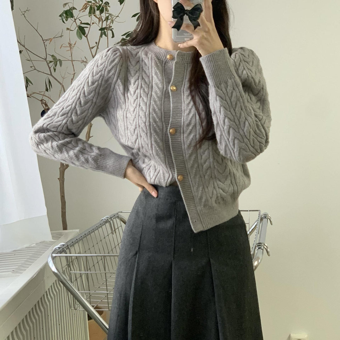 【outer】ニットカーデ　M26927