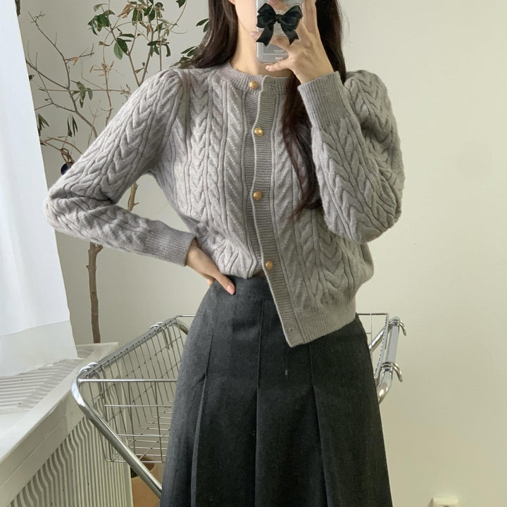 【outer】ニットカーデ　M26927