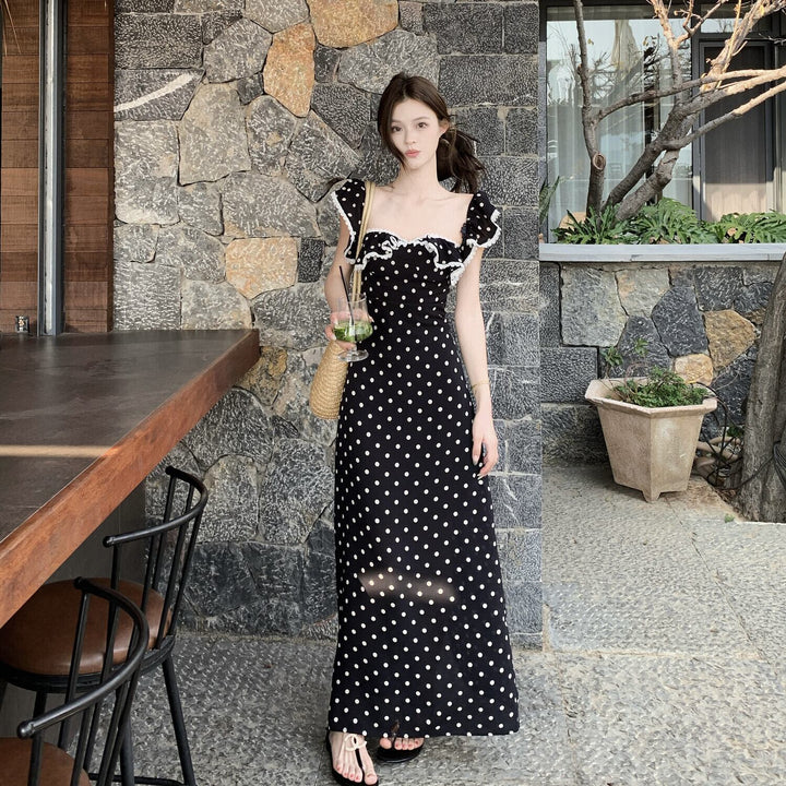 【dress】ドット柄デートワンピース　M30169