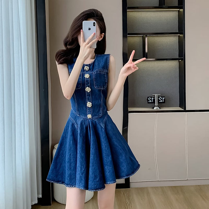 【dress】デニムワンピース　M24566