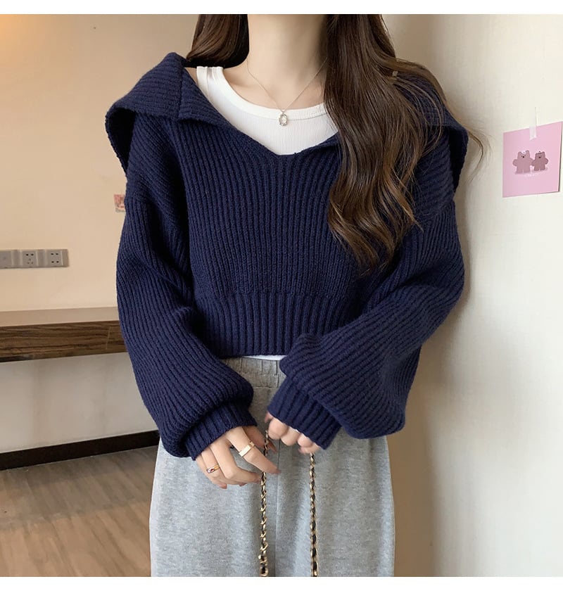 【set】ニットプルオーバーアンサンブル　 M17857