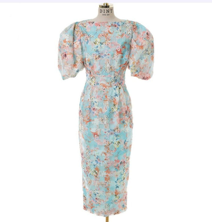 【dress】プリントワンピース　M24812
