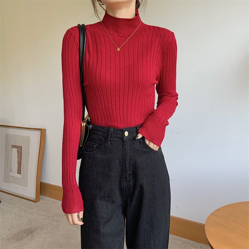 【tops】ニットトップス　M26541