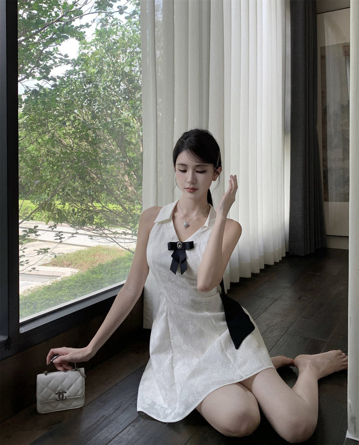 【dress】リボン付きワンピース　M24320