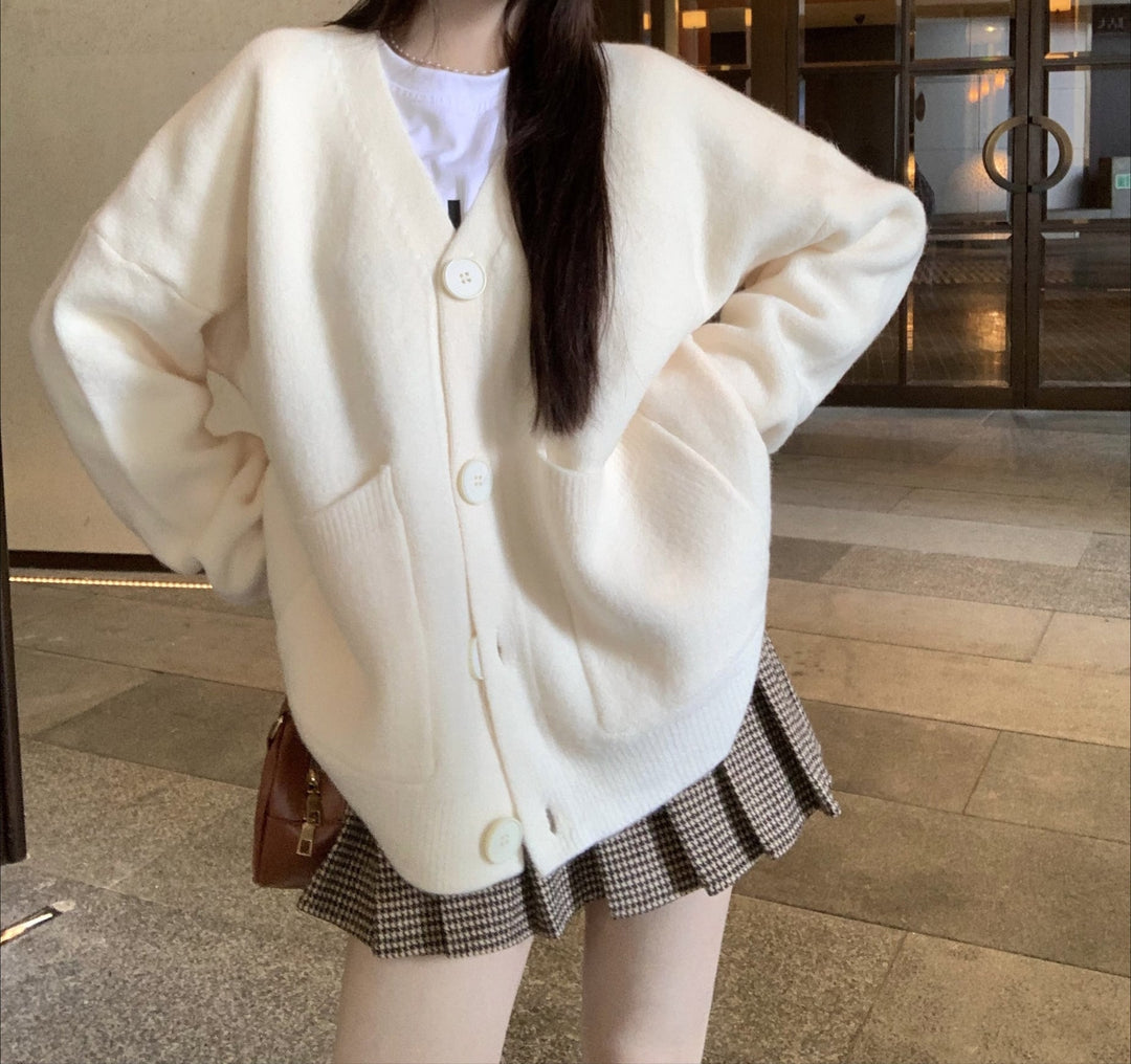 【outer】ニットカーデ　M28455