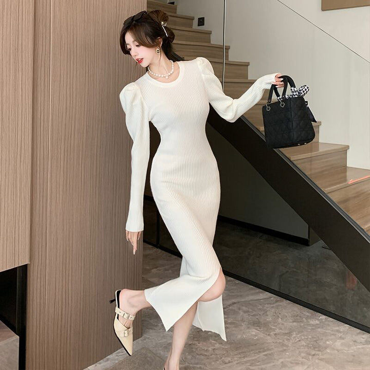 【dress】スリットワンピース　M18603