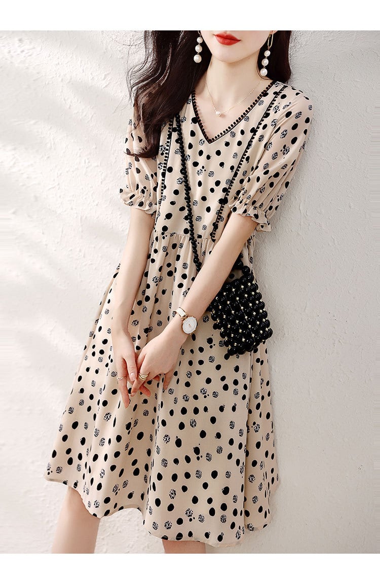 【dress】プリントワンピース　M22617