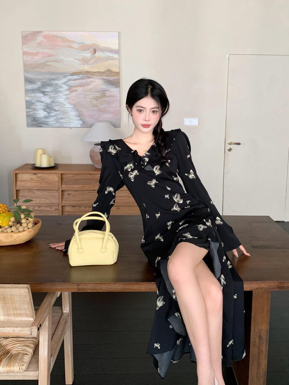 【dress】フリルワンピース　M26458