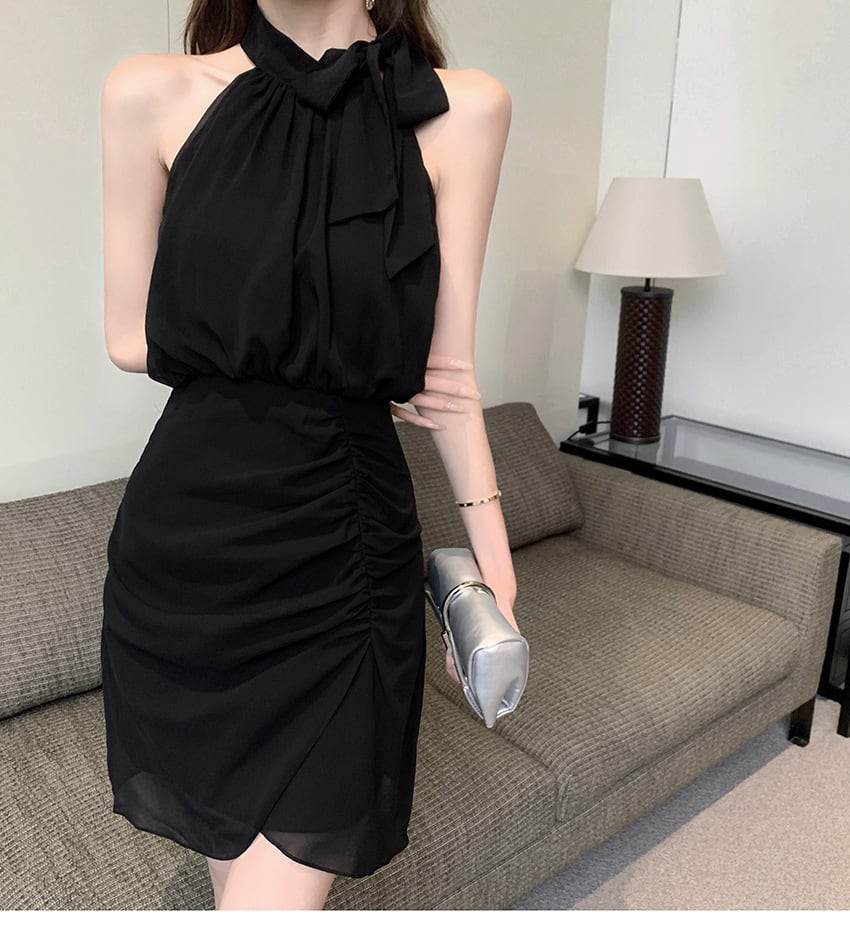 【dress】ノースリーブエレガントデートワンピース　M17356