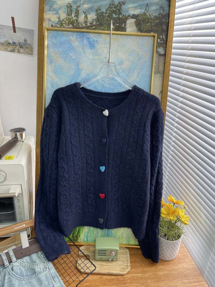 【outer】ニットカーデ　M26473