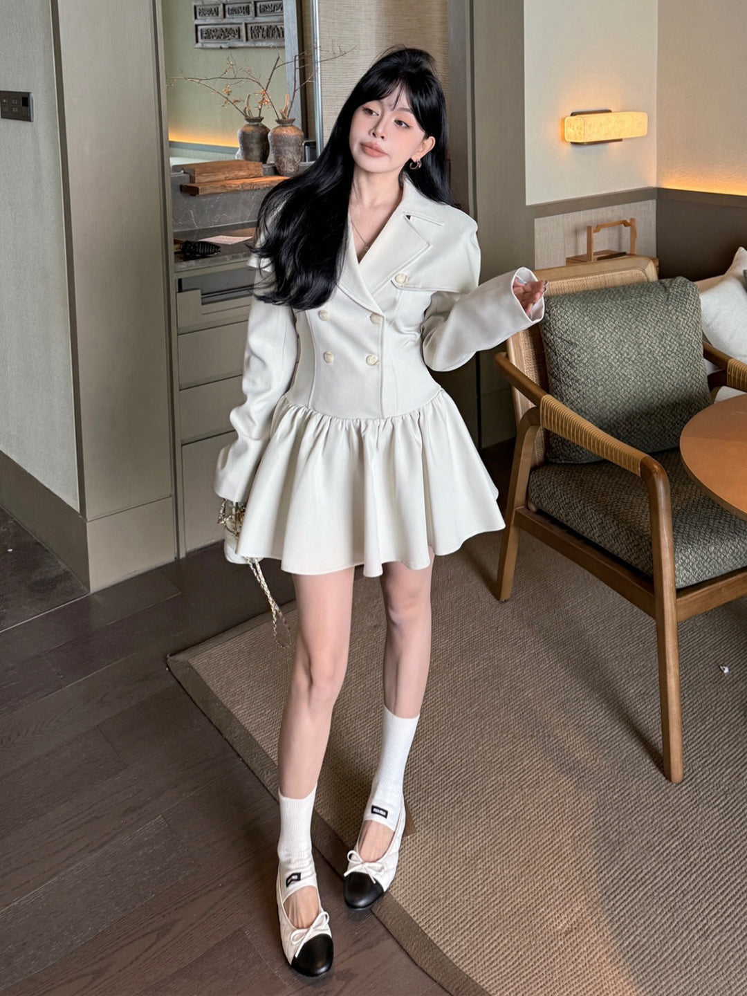 【dress】人気ミニワンピース Q9084