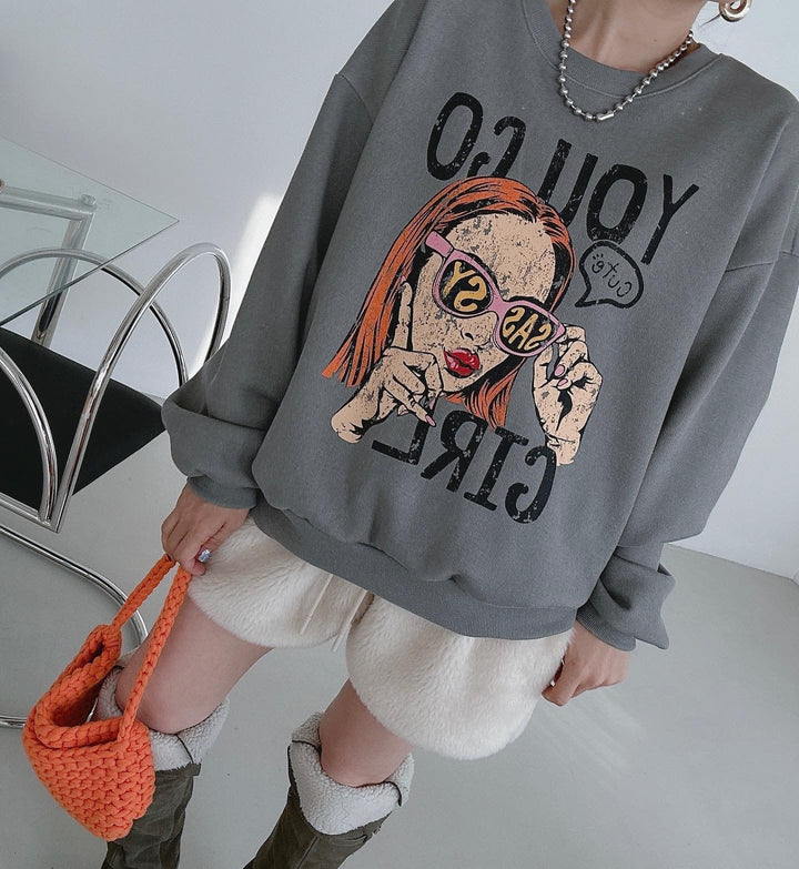 【tops】プリントプルオーバー　M27096