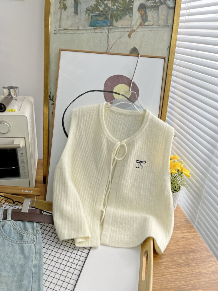 【tops】ニットベスト　M25885