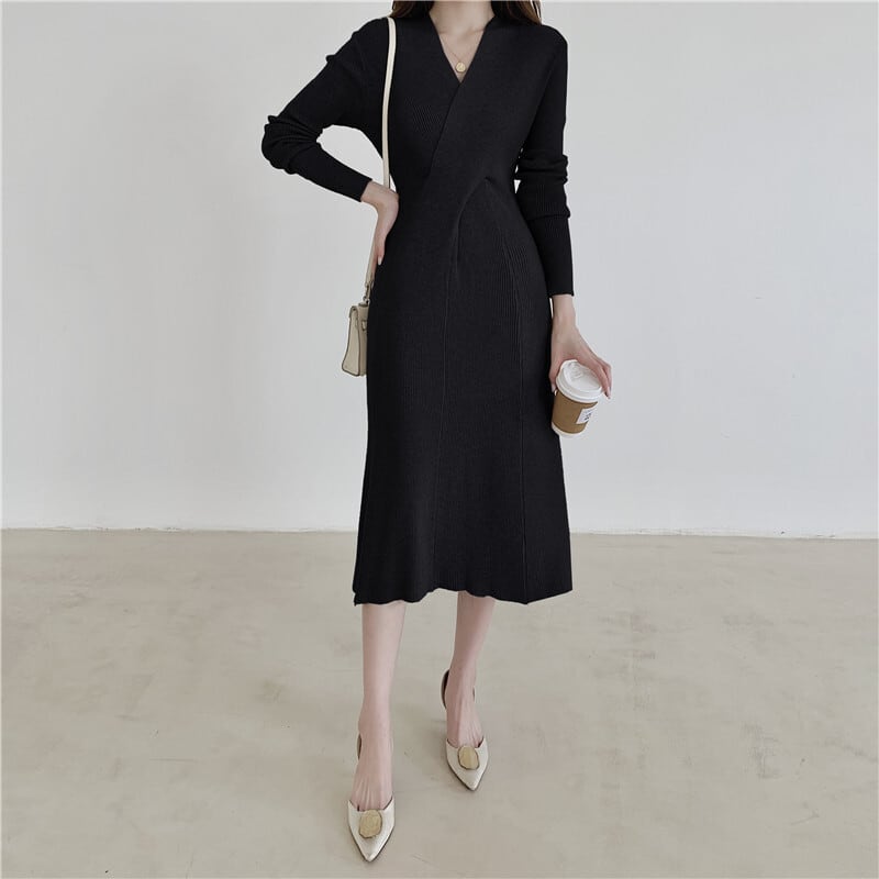 【dress】ニットワンピース　M25539