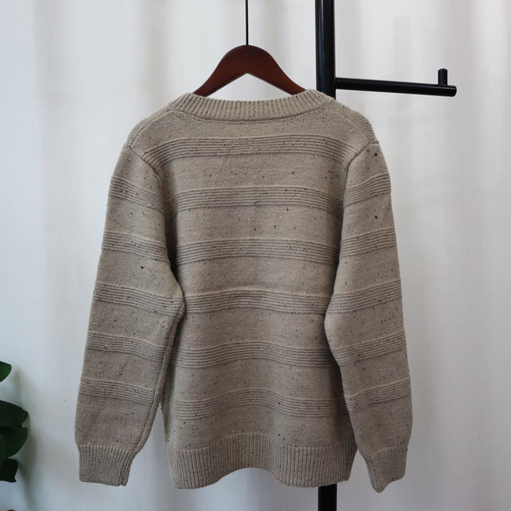 【outer】クルーネックニットカーデ　M26489