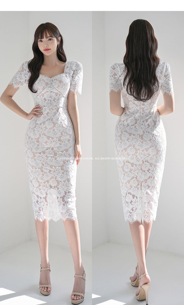 【dress】レースワンピース　M24322