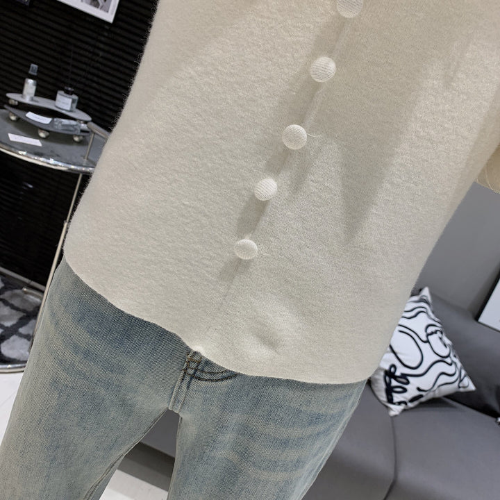 【tops】立体フラワーニットトップス　M28064