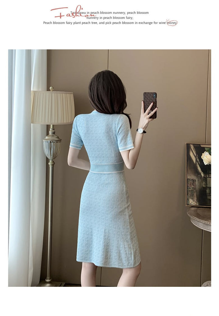 【dress】ニットワンピース　M24003