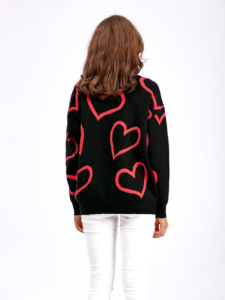 【tops】クルーネックニットセーター　M17833