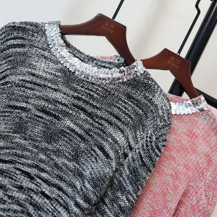 【tops】ニットセーター　M25471