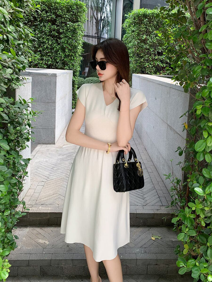 【dress】薄手ニットワンピース　M29750