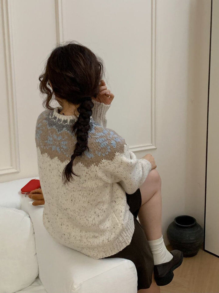 【outer】クルーネックニットカーデ　M27105