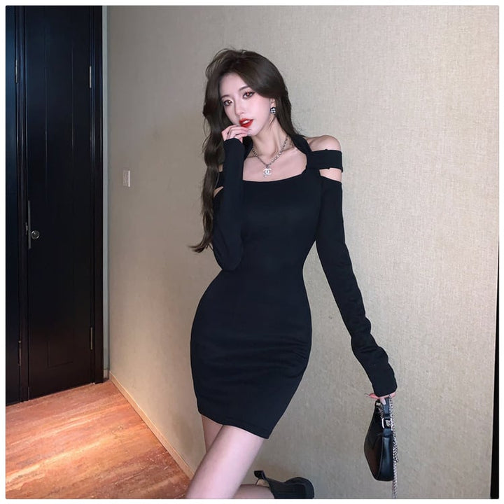【dress】人気アイテム ! レディースデートワンピース着瘦せ　M17016