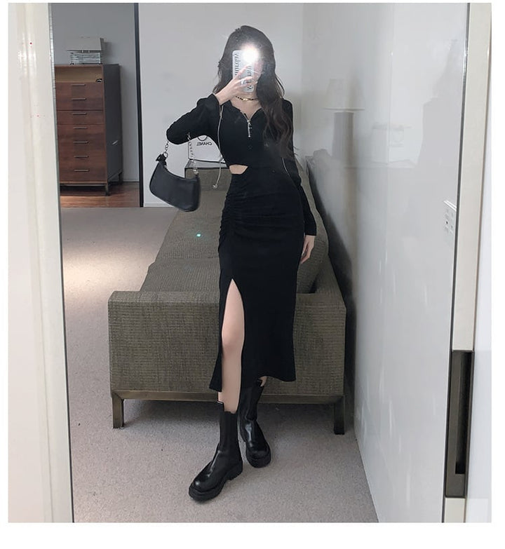 【dress】フード付きワンピース　M26654