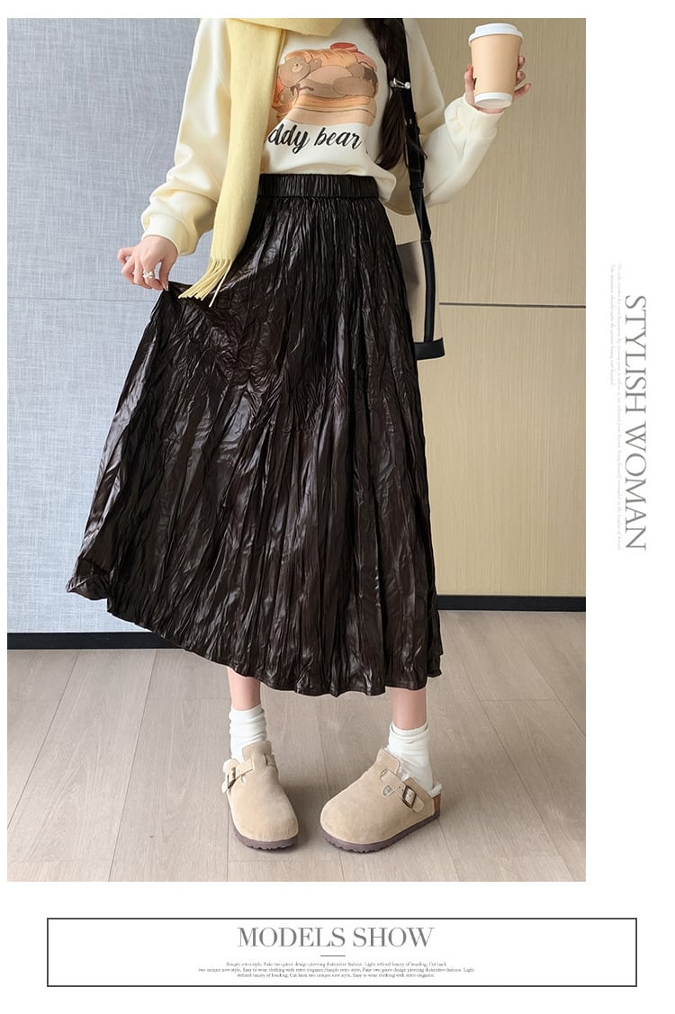 【bottoms】ロング丈スカート　M25630