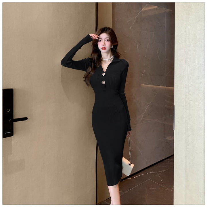 【dress】ニットワンピース　M25497