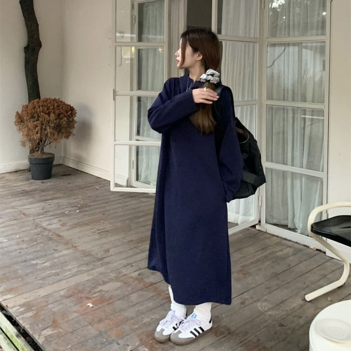 【dress】フード付きカジュアルワンピース　M27651