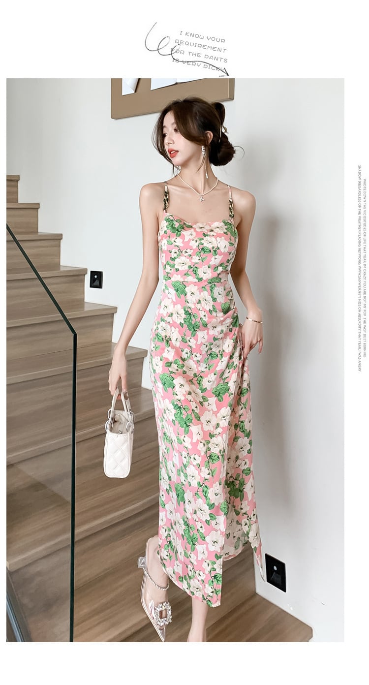 【dress】花柄キャミワンピース　M22472