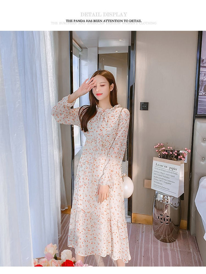 【dress】花柄ワンピース　M25347