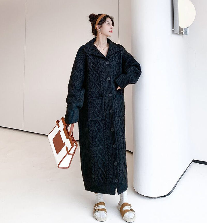 【dress】ロングニットワンピース　N2187