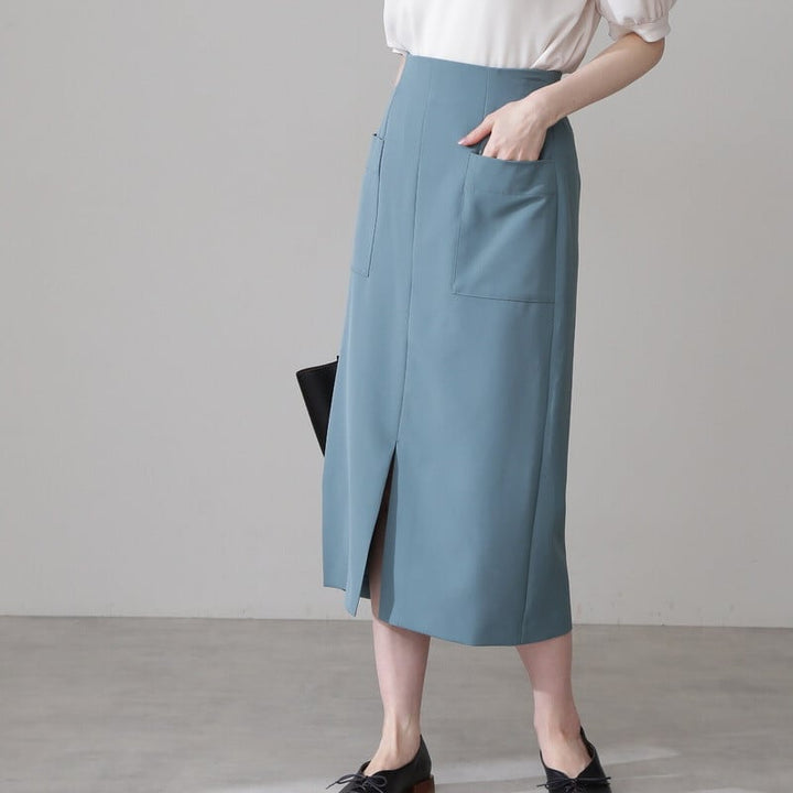 【bottoms】スリットスカート　M30113
