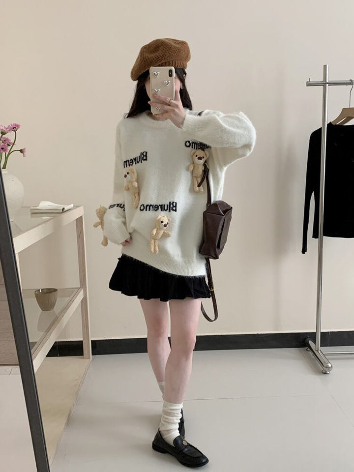 【tops】カートゥーンニットセーター　M28308