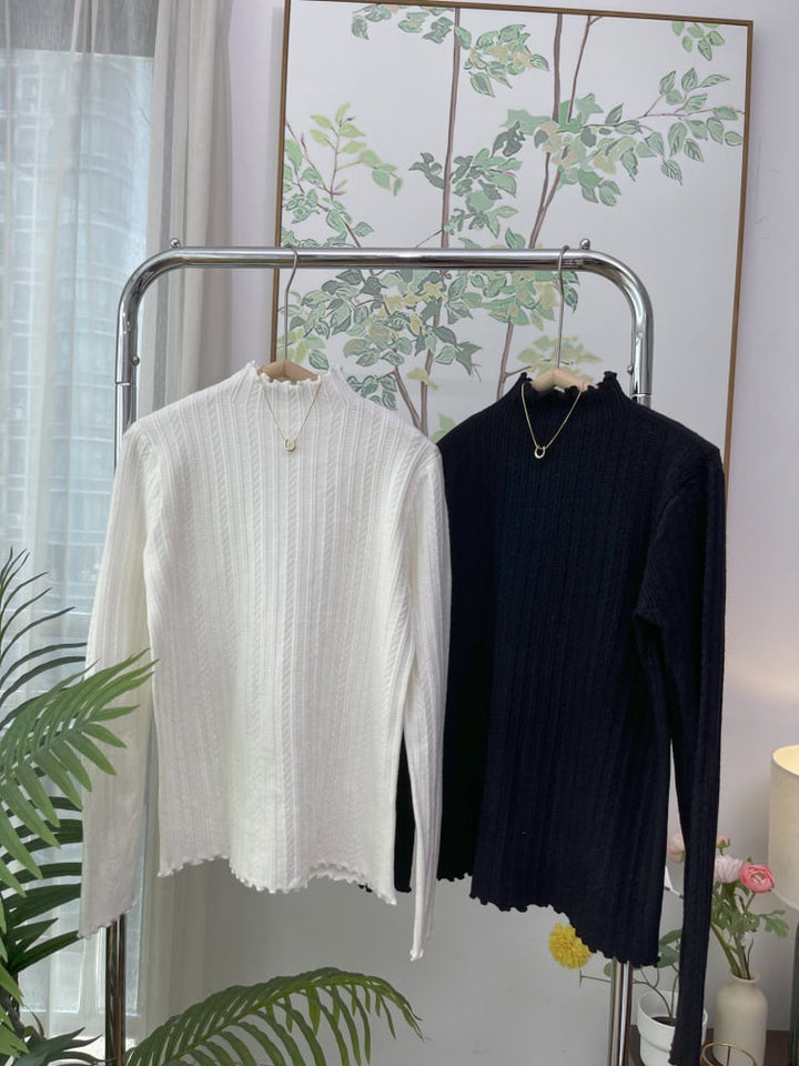 【tops】ニットトップス　M26685